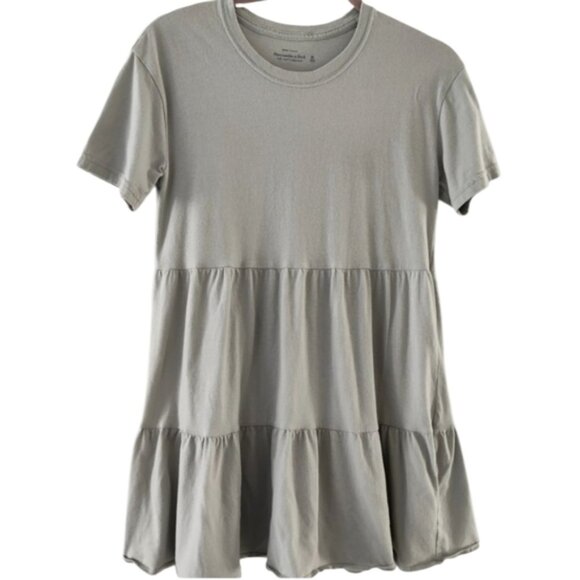 ABERCROMBIE AND FITCH Cotton Soft AF Collection Short Sleeve Mini Dress Size XS - Picture 1 of 6
